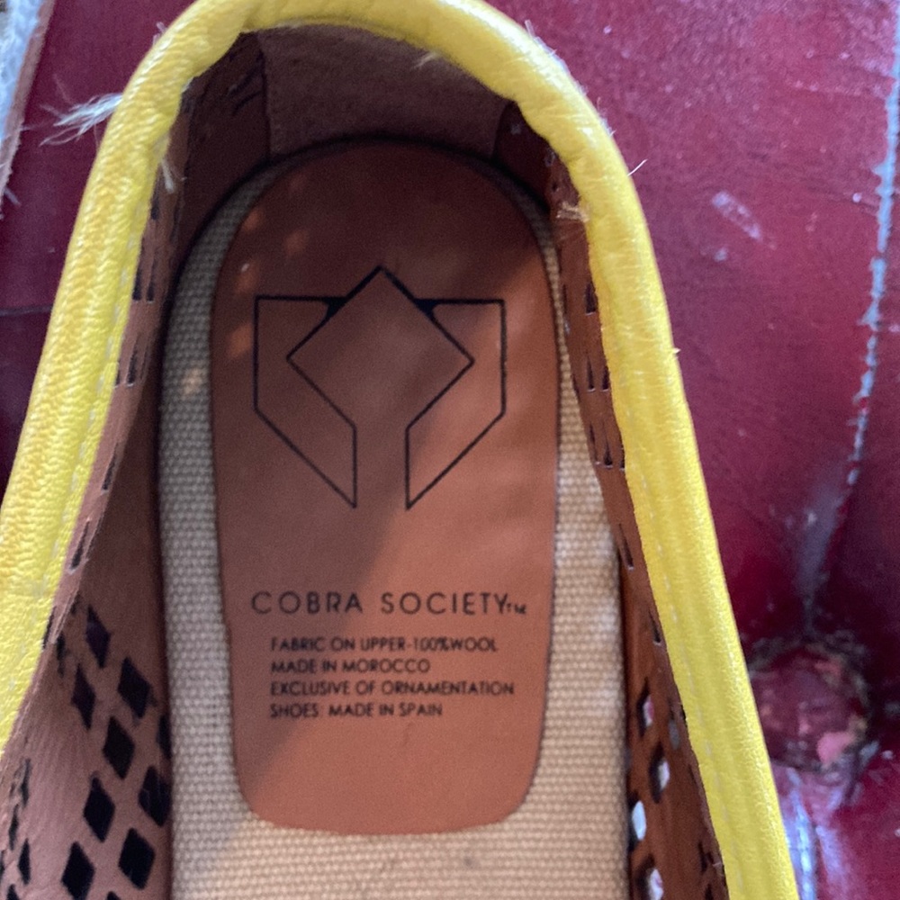 Cobra Society Wool/Leather Espadrilles - Picture 6 of 7